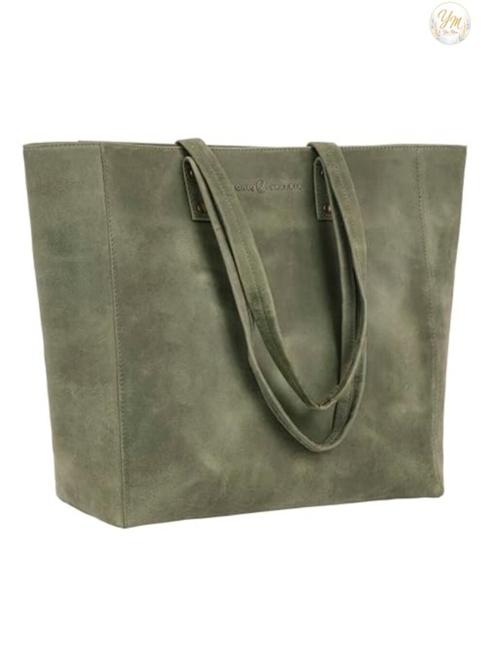 Crazy Horse Leather Tote Top Handle Shoulder Bag Women